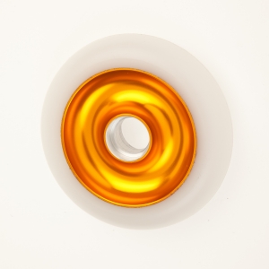 View 100 and 110mm anodized cores, colored pu scooter rollerski's