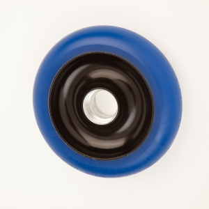 View 100 and 110mm anodized cores, colored pu scooter rollerski's
