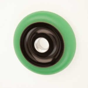 View 100 and 110mm anodized cores, colored pu scooter rollerski's